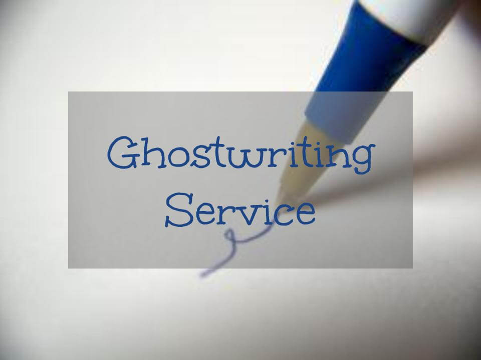 Ghostwriting from 1th draft